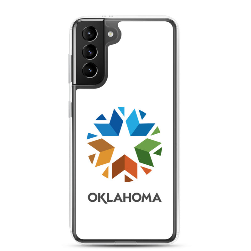 Oklahoma Logo - Samsung Phone Case (White)