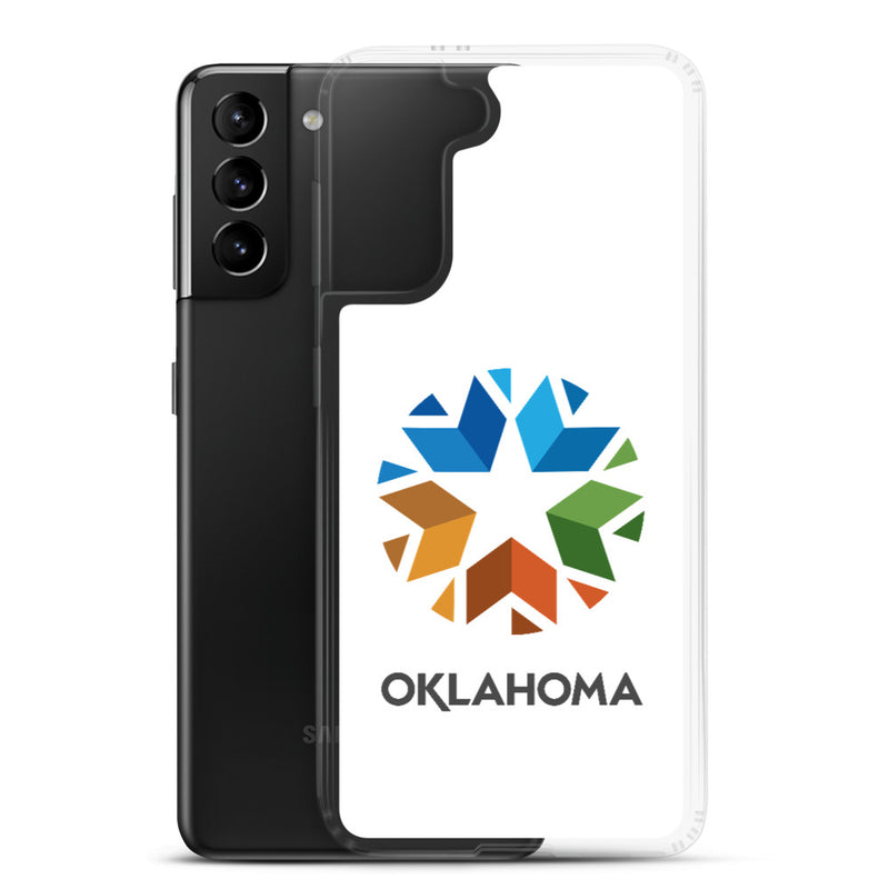 Oklahoma Logo - Samsung Phone Case (White)