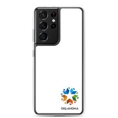 Minimal Oklahoma Logo - Samsung Phone Case (White)