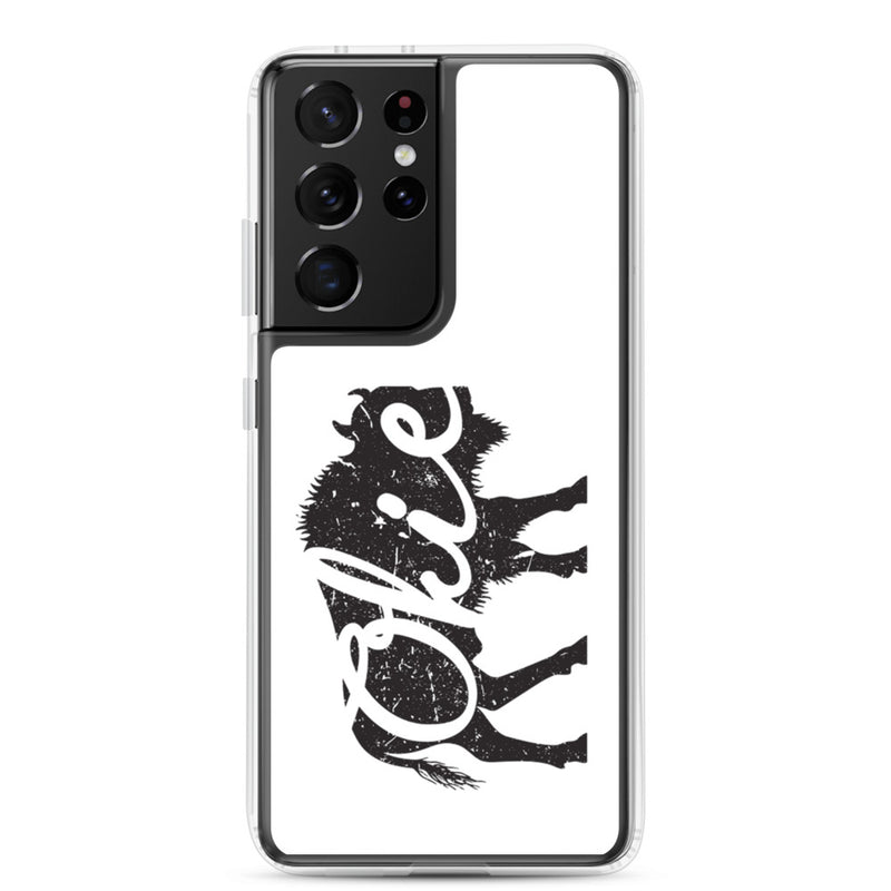 Okie Bison - Samsung Case (White)
