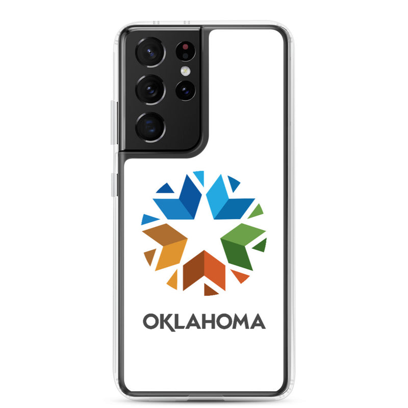 Oklahoma Logo - Samsung Phone Case (White)