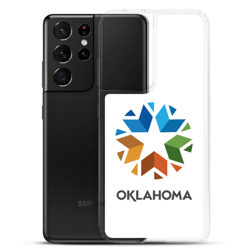 Oklahoma Logo - Samsung Phone Case (White)