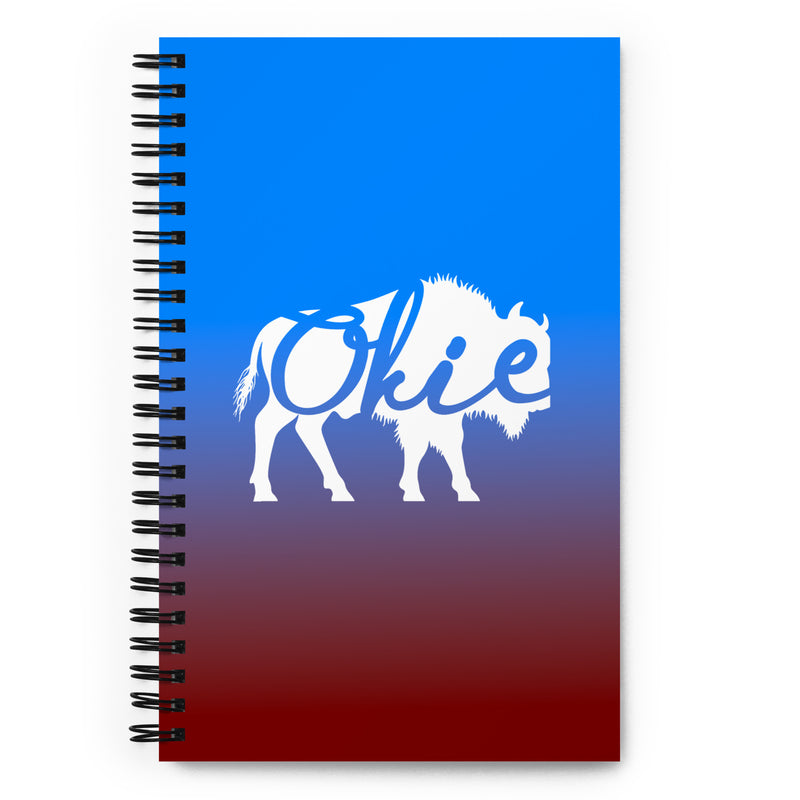 Oklahoma Today "Okie Bison" Spiral Notebook