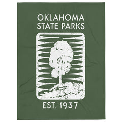 Oklahoma State Parks Throw Blanket
