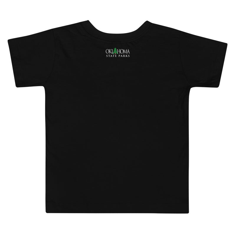 Bixby Y. Beaver & Harry P. Otter Toddler T-Shirt in Black