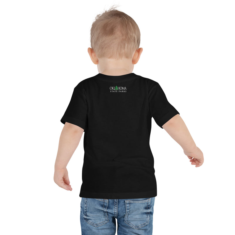 Bixby Y. Beaver & Harry P. Otter Toddler T-Shirt in Black