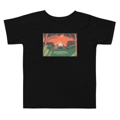 Bixby Y. Beaver & Harry P. Otter Toddler T-Shirt in Black
