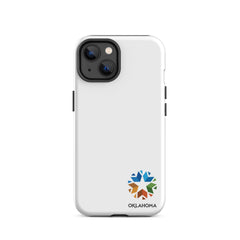 Minimal Oklahoma Logo iPhone Case in White for iPhone 11 - Glossy