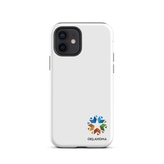Minimal Oklahoma Logo iPhone Case in White for iPhone 11 - Glossy