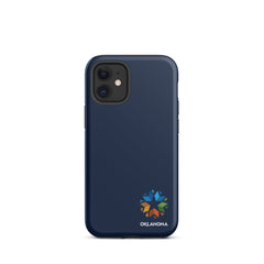 Minimal Oklahoma Logo - Tough iPhone Case (Navy)
