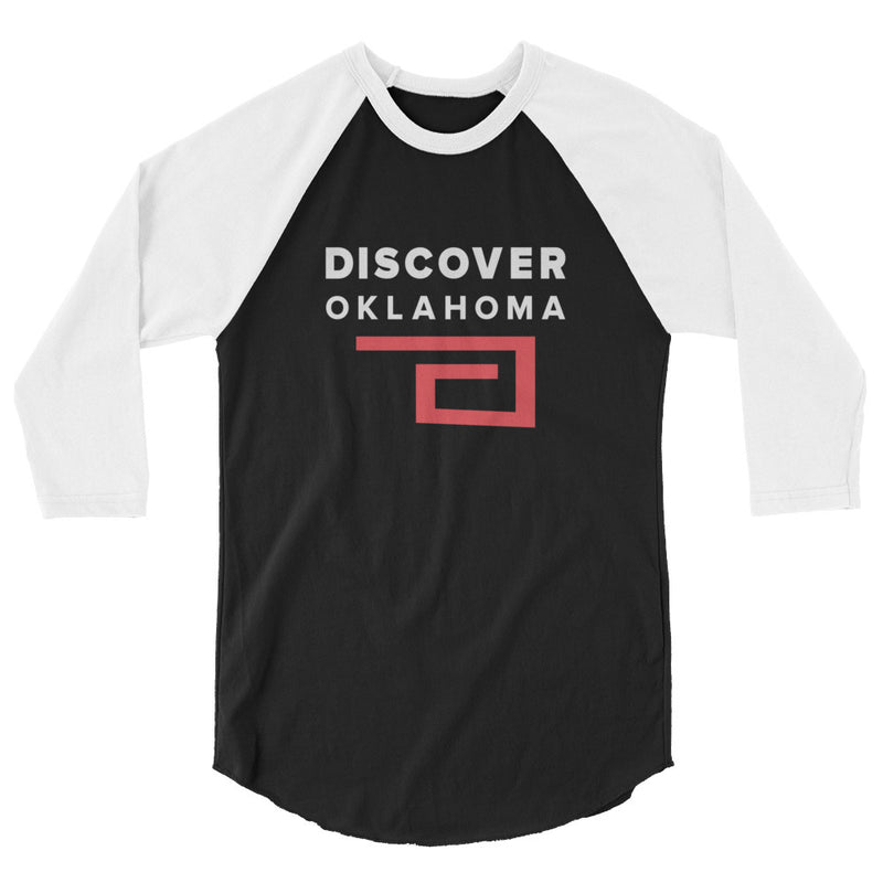 Discover Oklahoma 3/4 Sleeve Raglan Shirt