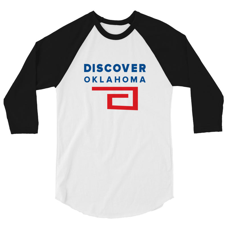 Discover Oklahoma 3/4 Sleeve Raglan Shirt