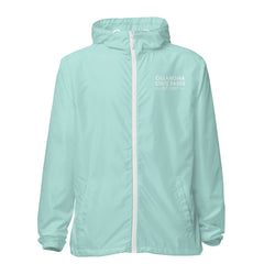 Oklahoma State Parks Lightweight Zip Up Windbreaker in Black