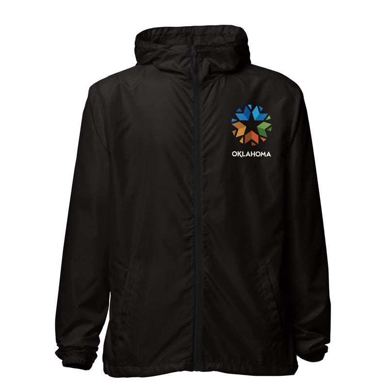 Oklahoma Logo Windbreaker in Black