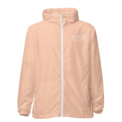 Oklahoma State Parks Lightweight Zip Up Windbreaker in Black