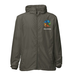 Oklahoma Logo Windbreaker in Black