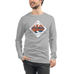 Beavers Bend State Park Unisex Long Sleeve T-Shirt in Black Heather