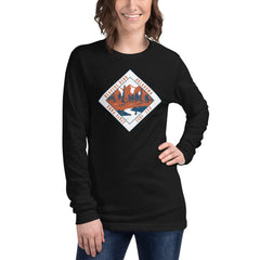 Beavers Bend State Park Unisex Long Sleeve T-Shirt in Black Heather