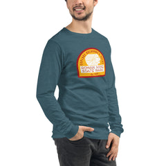 Roman Nose State Park Adult Unisex Long Sleeve T-Shirt in Black