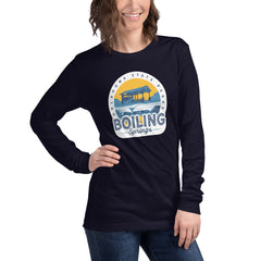 Boiling Springs State Park Adult Unisex T-Shirt in Navy