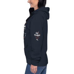 Hoodie with the official Oklahoma Fishing Trail logo on the front and 