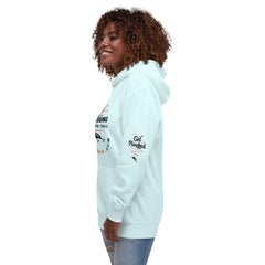 Hoodie with the official Oklahoma Fishing Trail logo on the front and 