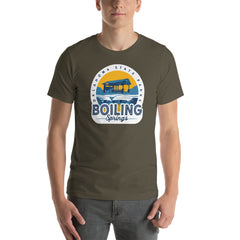 Boiling Springs Oklahoma State Park T-Shirt in Heather Black