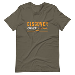 Discover Ghostlahoma Adult Unisex T-Shirt in Black Heather