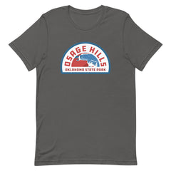 Osage Hills Oklahoma State Park Black T-Shirt Front