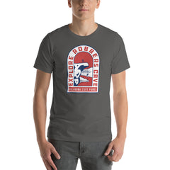 Explore Robbers Cave State Park T-Shirt in Black Heather
