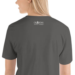 Black Heather Lake Murray T-Shirt. Text Reads: 