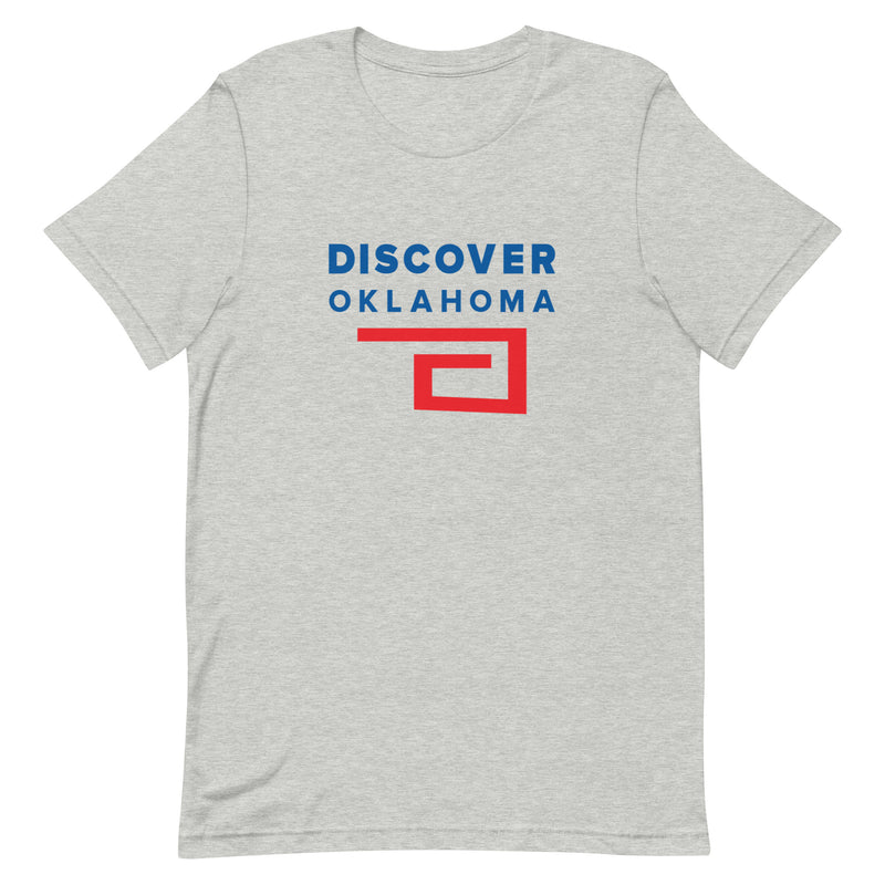 Discover Oklahoma Adult Unisex T-Shirt in Athletic Heather