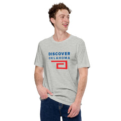 Discover Oklahoma Adult Unisex T-Shirt in Athletic Heather