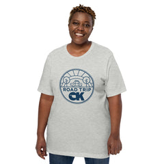 Road Trip OK Adult Unisex T-Shirt in Navy