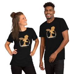 Sallisaw, Oklahoma T-Shirt with eagle in black.