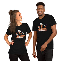 Miami, OK Route 66 Unisex T-Shirt in black.