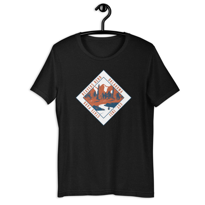 Beavers Bend State Park T-Shirt in Heather Black