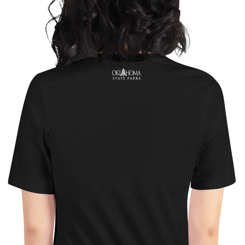 Robbers Cave State Park T-Shirt in Black Heather