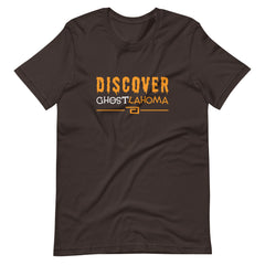 Discover Ghostlahoma Adult Unisex T-Shirt in Black Heather