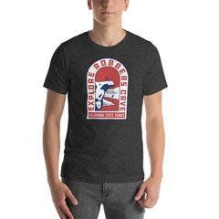 Explore Robbers Cave State Park T-Shirt in Black Heather
