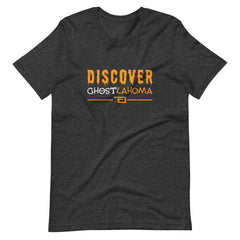 Discover Ghostlahoma Adult Unisex T-Shirt in Black Heather