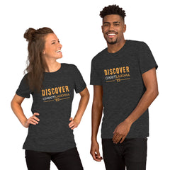 Discover Ghostlahoma Adult Unisex T-Shirt in Black Heather