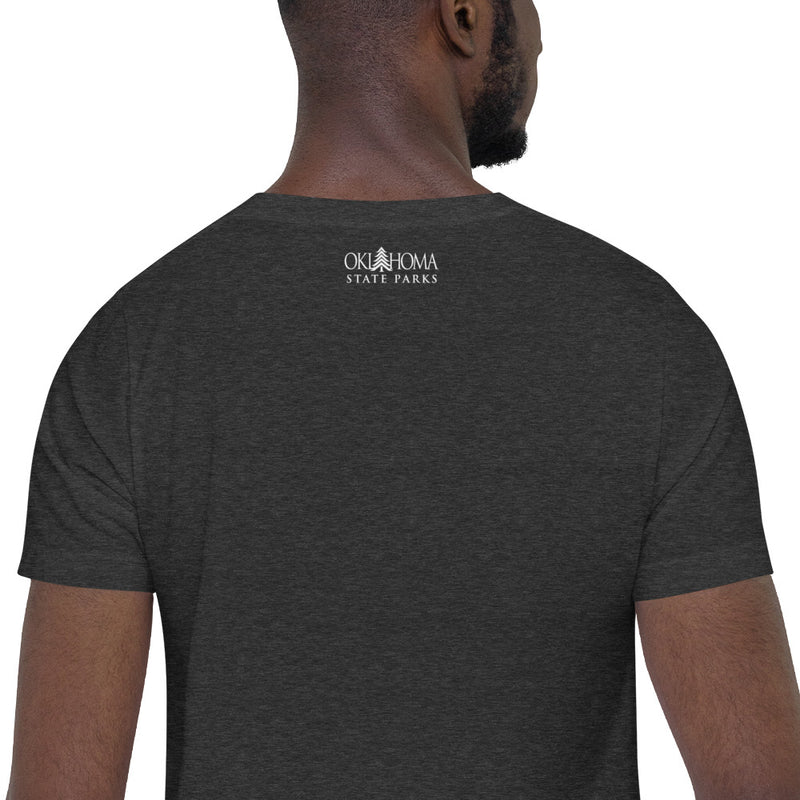 Robbers Cave State Park T-Shirt in Black Heather