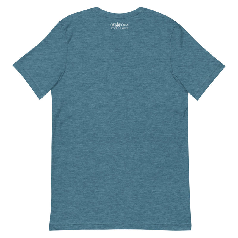 Osage Hills Oklahoma State Park Black T-Shirt Front