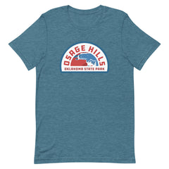 Osage Hills Oklahoma State Park Black T-Shirt Front