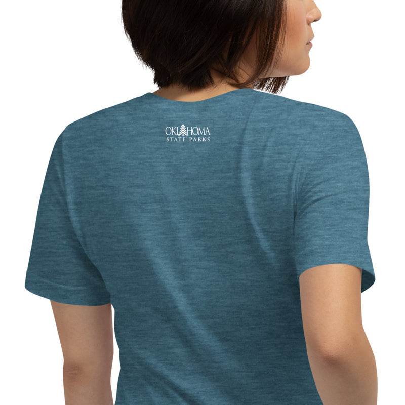 Explore Robbers Cave State Park T-Shirt in Black Heather