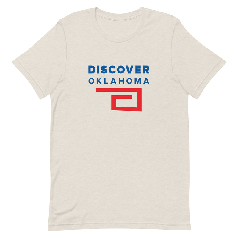 Discover Oklahoma Adult Unisex T-Shirt in Athletic Heather