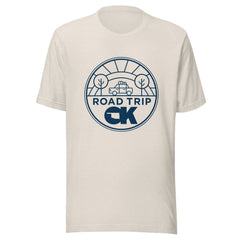 Road Trip OK Adult Unisex T-Shirt in Navy
