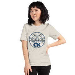 Road Trip OK Adult Unisex T-Shirt in Navy