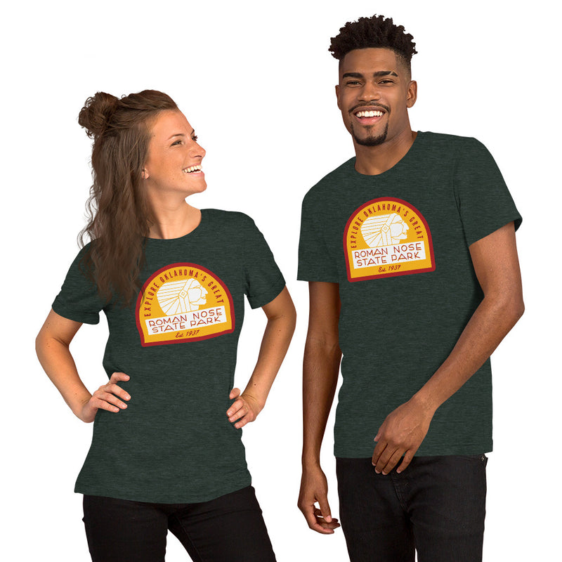 Roman Nose State Park T-Shirt in Heather Forest
